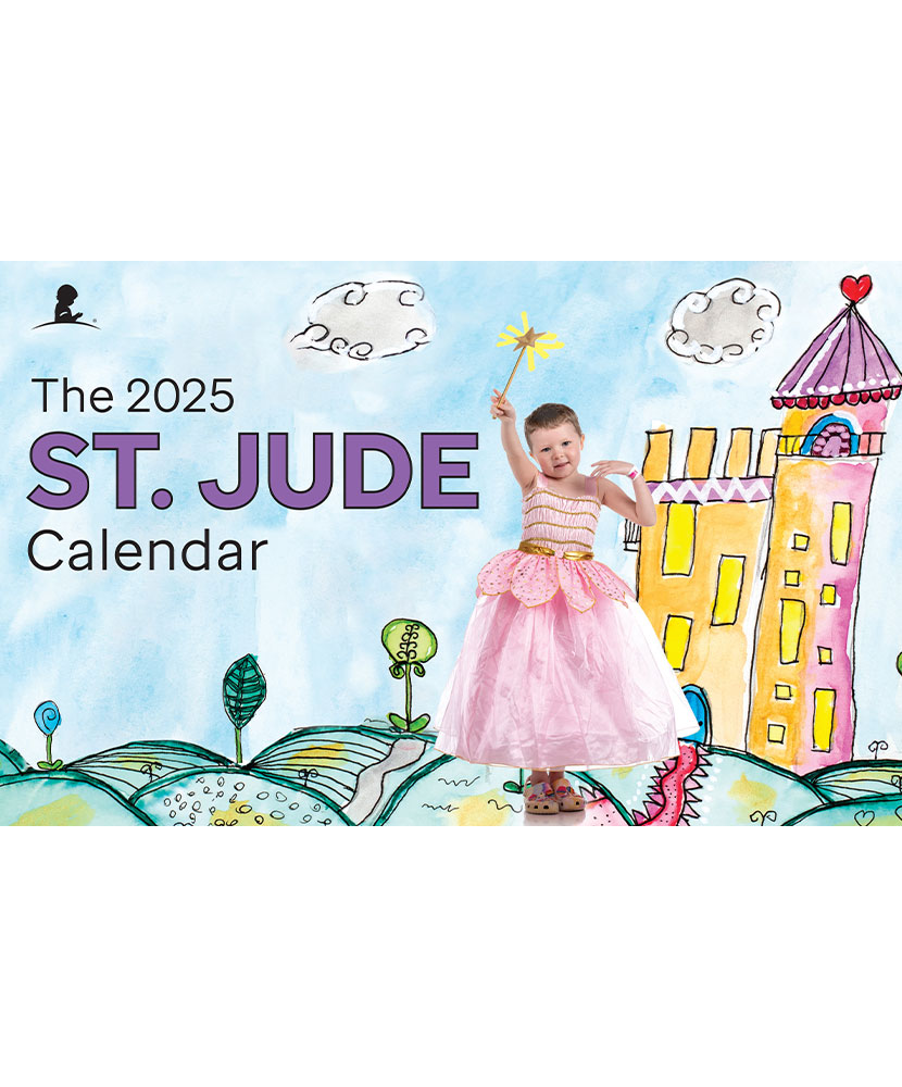 2025 St. Jude Patient Art Desk Calendar